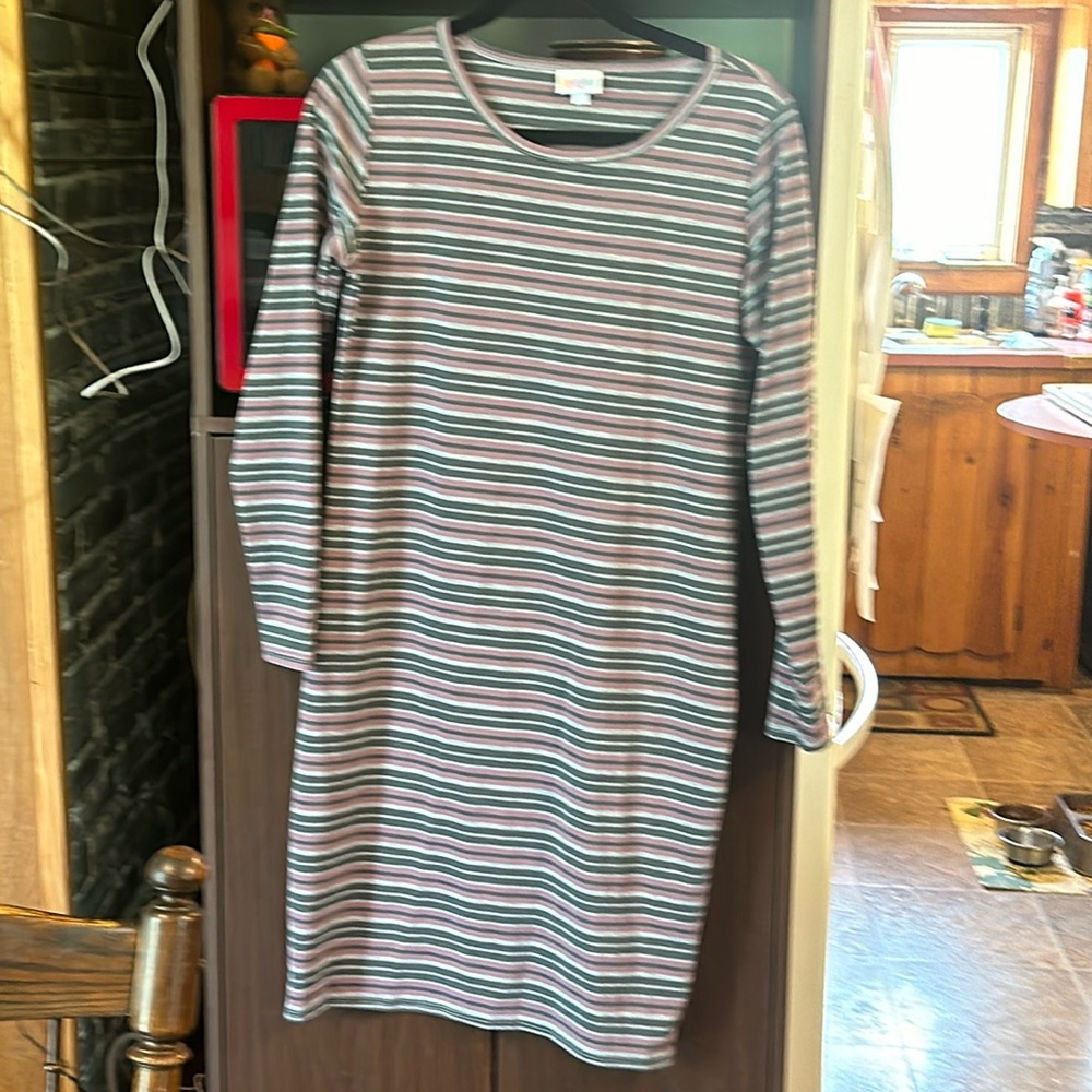 Lu La roe striped dress